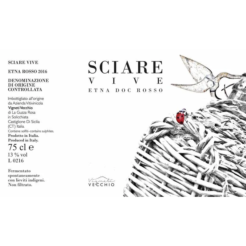 Vigneto Vecchio Etna Rosso ‘Sciare Vive’ 2023