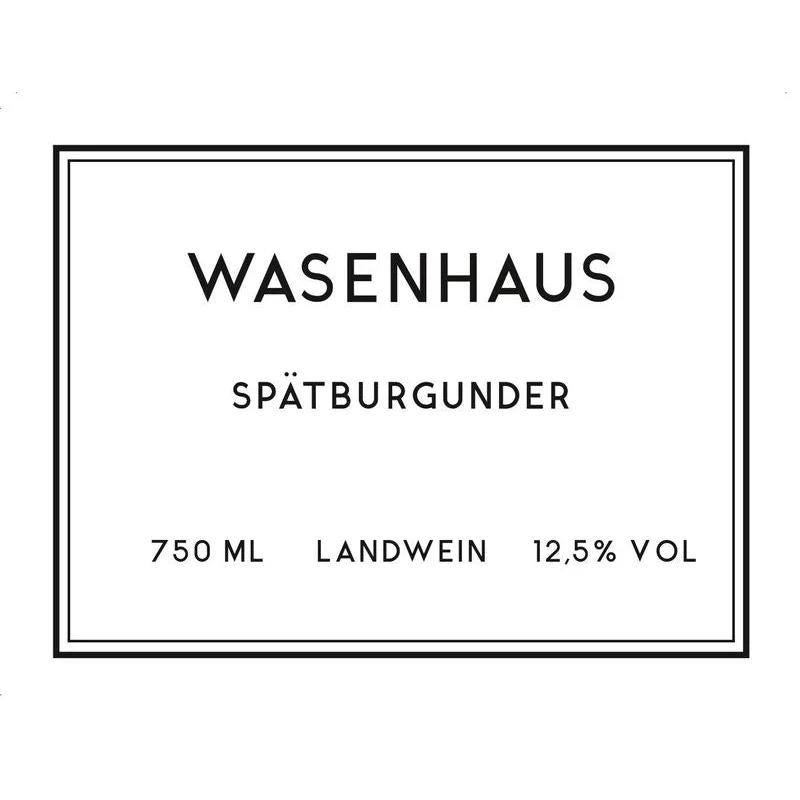 Wasenhaus Spatburgunder Landwein 2023