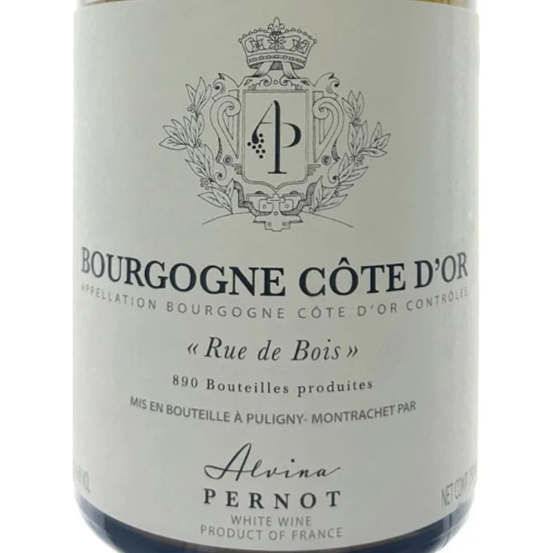 Alvina Pernot Bourgogne Cote d’Or Blanc ‘Rue de Bois’ 2024