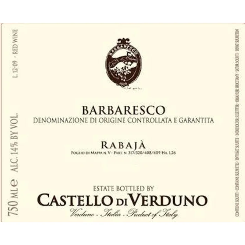 Castello di Verduno Barbaresco ‘Rabaja-Bas’ 2020