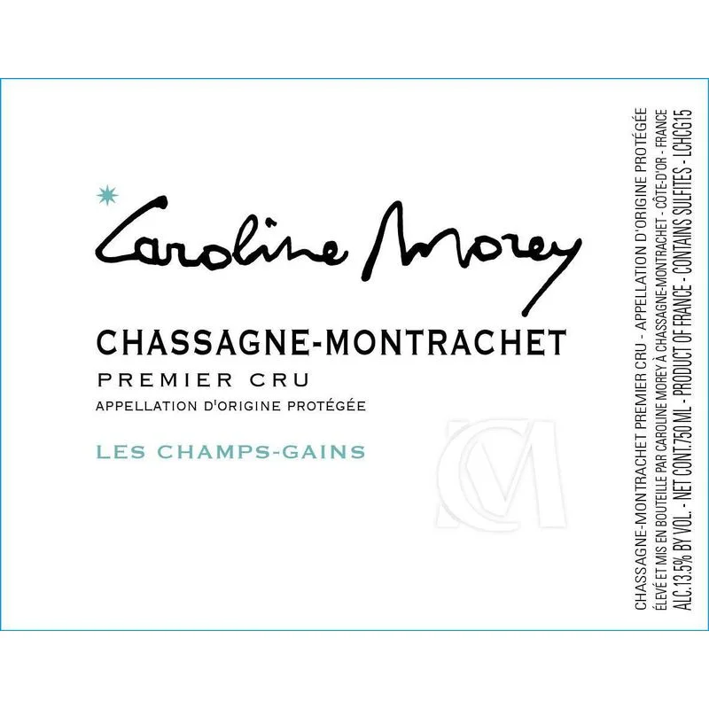 Caroline Morey Chassagne-Montrachet 1er Cru Blancs ‘Champs Gains’ 2023