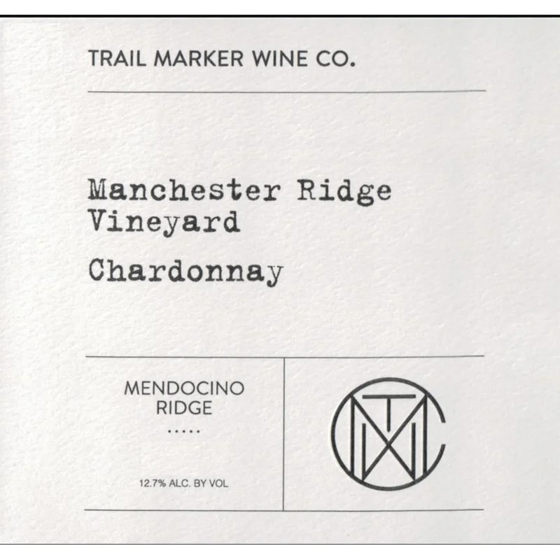 Trail Marker Wine Co. Mendocino Chardonnay ‘Manchester Ridge Vineyard’ 2021