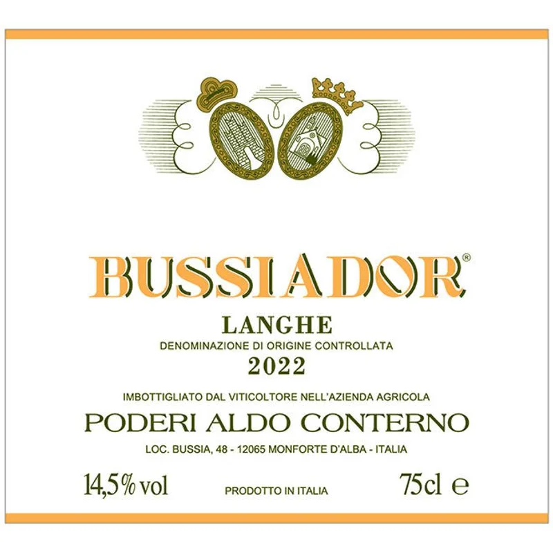 Aldo Conterno ‘Bussiador’ Langhe Chardonnay 2022